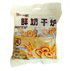 镇川干炉馍陕北特产陕西传统手工小糕点烤馍世飞 咸味560g(70g*8包)